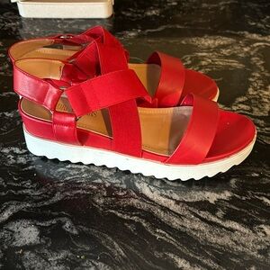 Red Sandals